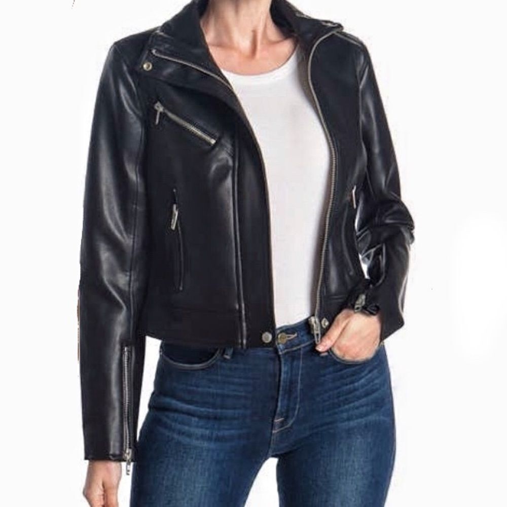BLANK NYC Faux Leather Moto Jacket!